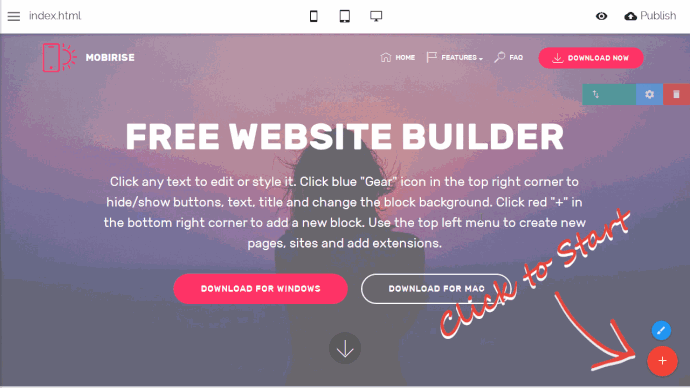 Making your own responsive website for free?
